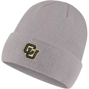 Colorado Buffaloes Nike Gray‎ Cuffed Knit Logo Beanie NCAA NWT